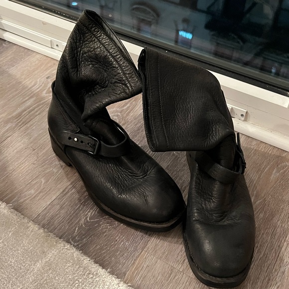 Rag & Bone - Leather Moto Boots - Picture 3 of 4